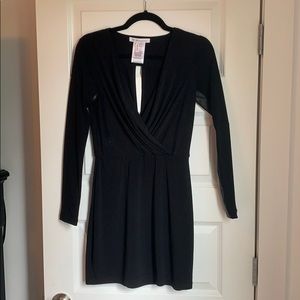 Black BCBGeneration Long Sleeve Dress